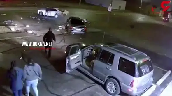 تصادف وحشتناک در بزرگراه دیترویت + فیلم