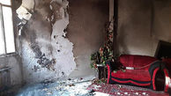 آتش سوزی هولناک منزل مسکونی در طرشت + عکس
