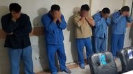 بازداشت 9 مرد خطرناک در حانه تیمی / آنها باور نمی کردند ! + عکس