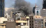 فیلم اختصاصی از آتش سوزی هولناک در وزرای تهران / آسمان ناگهان دودی شد + جزییات