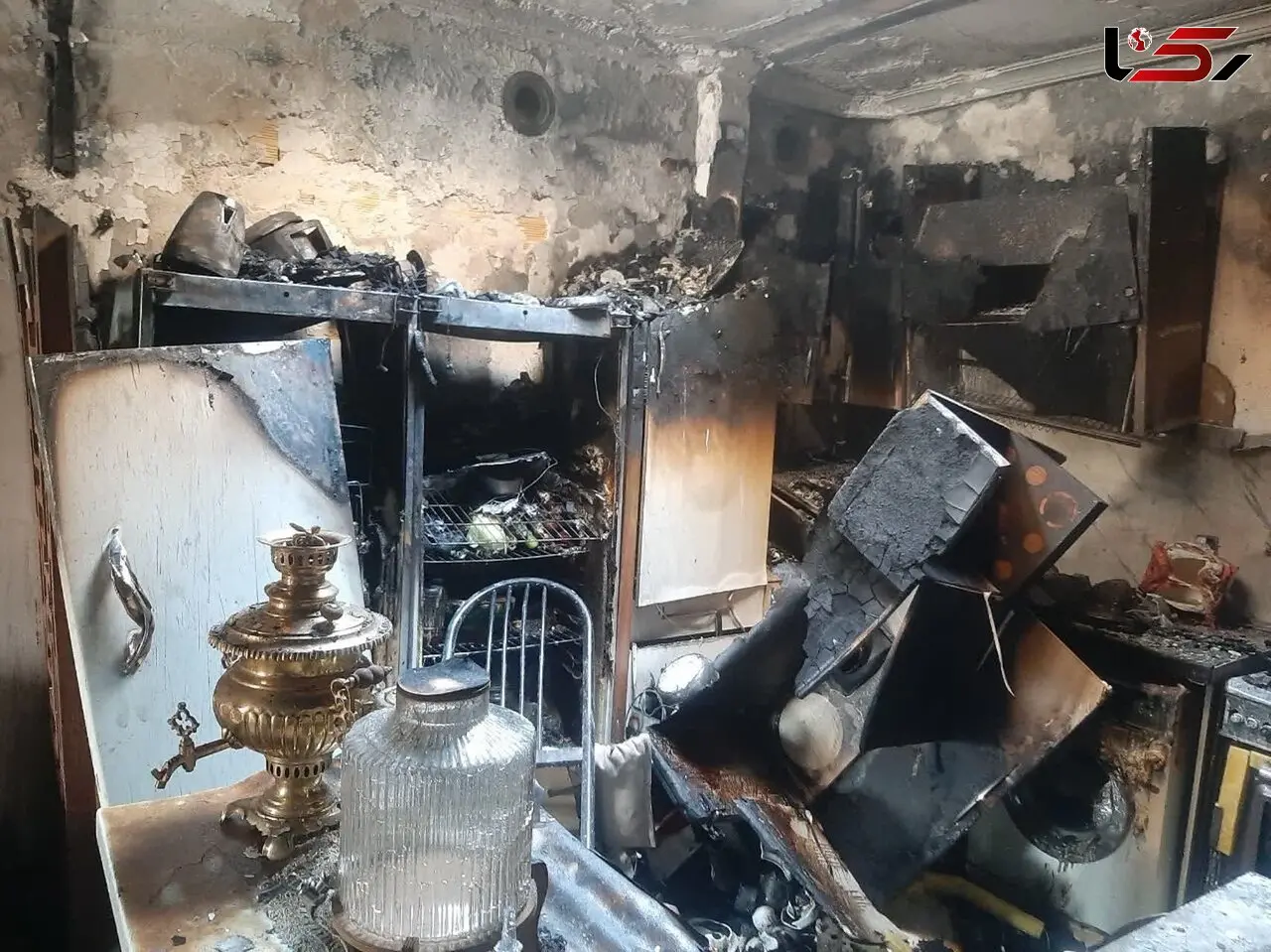 آتش سوزی در رضوانشهر مهار شد