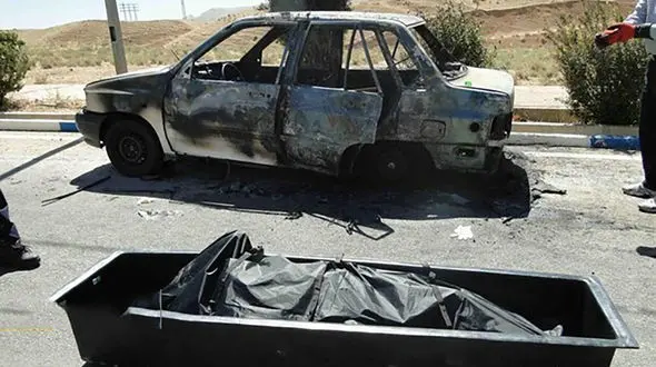 زنده زنده سوختن 5 زن و مرد در بم / علت حادثه چه بود؟ + عکس 