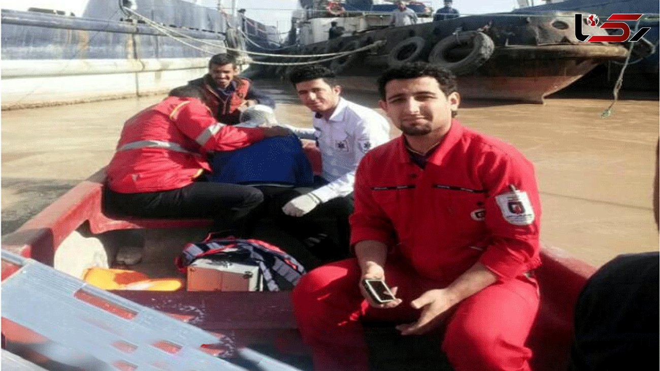 سقوط خونین از  عرشه کشتی در خرمشهر + عکس