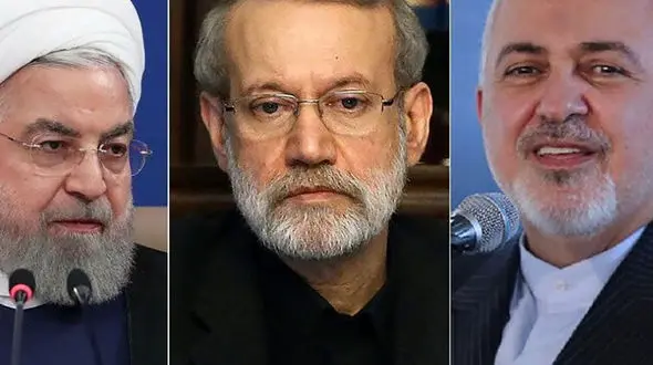 درخواست محاکمه روحانی ، لاریجانی و ظریف در مراسم تشییع آیت الله مصباح یزدی