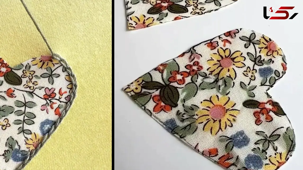تکه دوزی روی لباس / فیلم