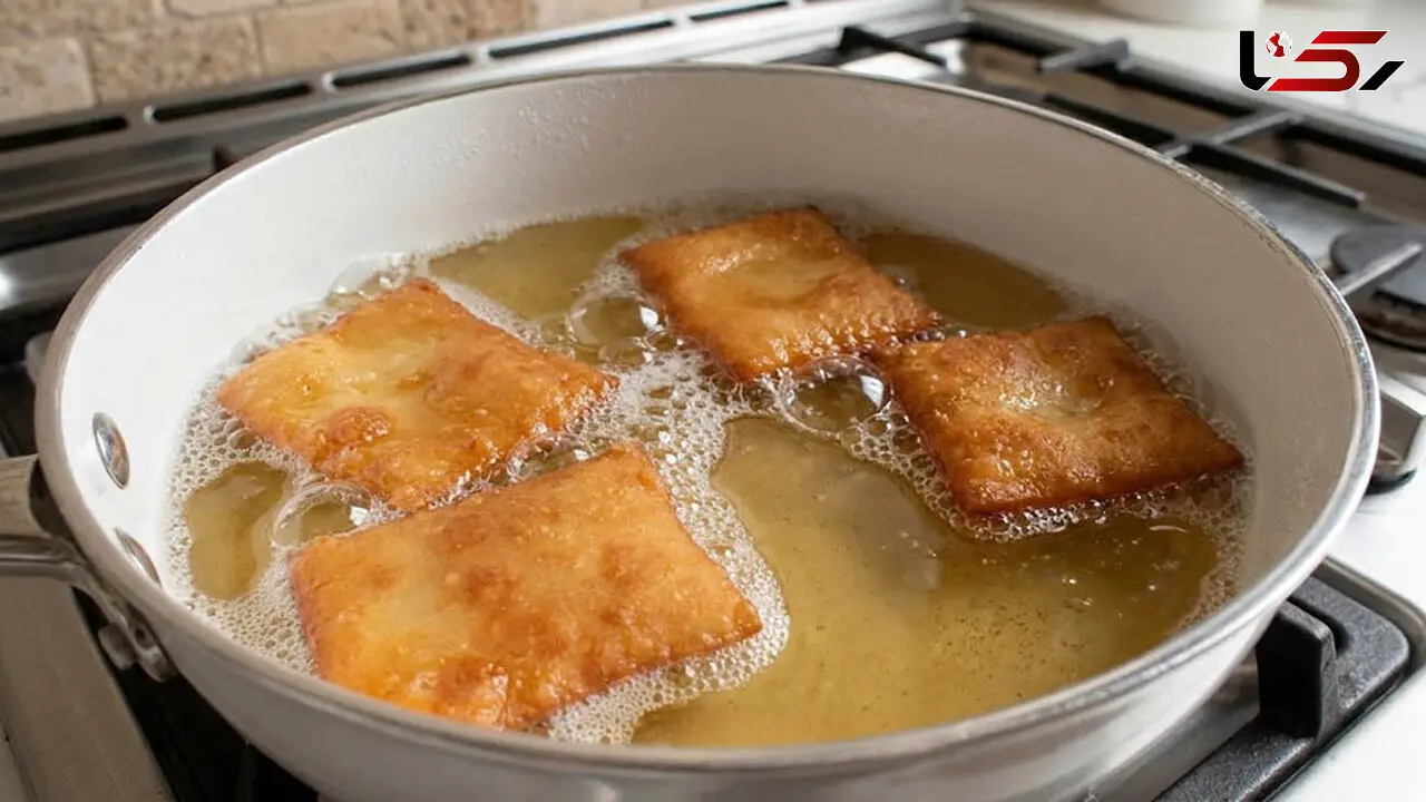 طرز تهیه گوش فیل خانگی ترد و پفکی با شربت زعفران