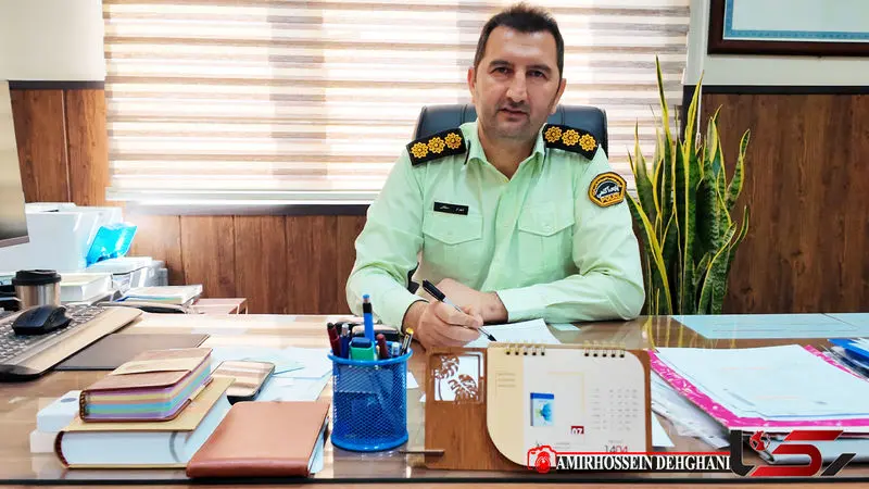 شهرام سلطانی رئیس پایگاه یکم پلیس آگاهی