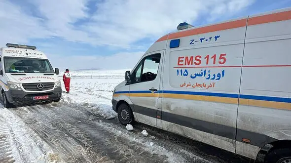 نبرد زمستانی / تلاش برای نجات جان مادر باردار در مواجهه با برف و کولاک 