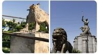 شهرداری تهران : مجسمه شیرمیدان حُر در حال ترمیم است نه تخریب / شایعه سازی شده است +  فیلم 