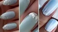 طراحی ناخن آبی روشن خاص | بهترین مدل های ناخن برای دختران و خانم های شیک پوش!