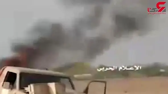 فیلم حمله پهپادهای یمنی به مقر فرماندهی متجاوزان اماراتی