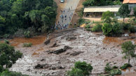 لحظه شکستن وحشتناک سد در برزیل / فاجعه برای 300 برزیلی گمشده+ فیلم 