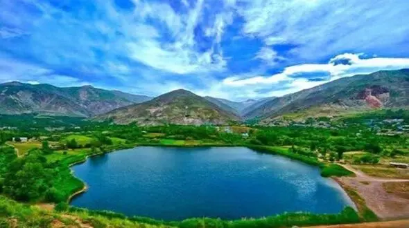 فیلم از زیبایی بهار کردستان دریاچه زریبار