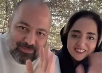 آلبوم عروسی نرگس محمدی و علی اوجی .... / لباس عروس زیبای خانم بازیگر و چهره ملیح و جذابش