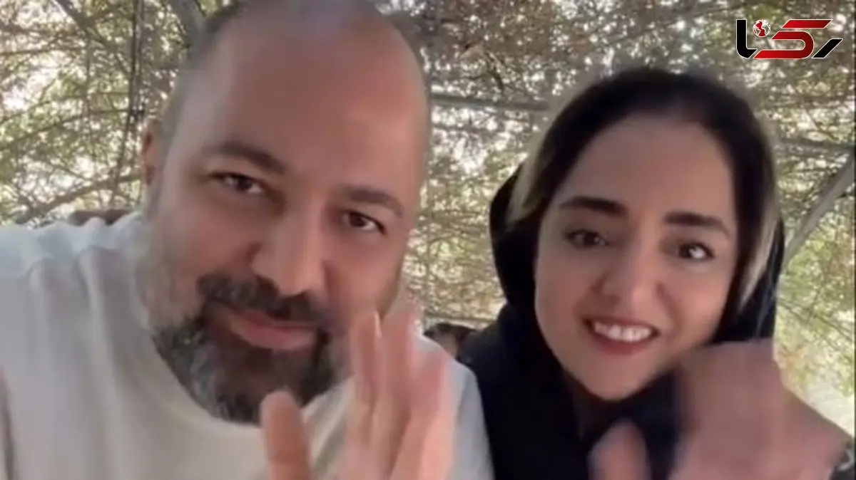 آلبوم عروسی نرگس محمدی و علی اوجی .... / لباس عروس زیبای خانم بازیگر و چهره ملیح و جذابش