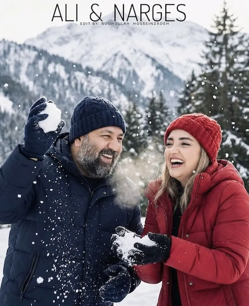 استایل برف‌بازی بازیگران ایرانی