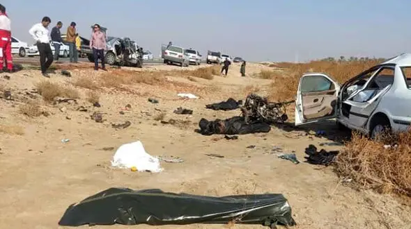 4 کشته در تصادف مرگبار گناوه + عکس