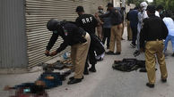حمله 3 مرد مسلح به ساختمان بورس و اوراق بهادار + عکس /  کراچی 
