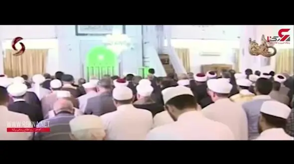 حضور بشار اسد در مسجد جامع الروضه برای اقامه نماز عید قربان +تصویر
