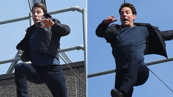 حادثه خطرناک برای بازیگر مشهور سینما هنگام فیلمبرداری +فیلم لحظه حادثه