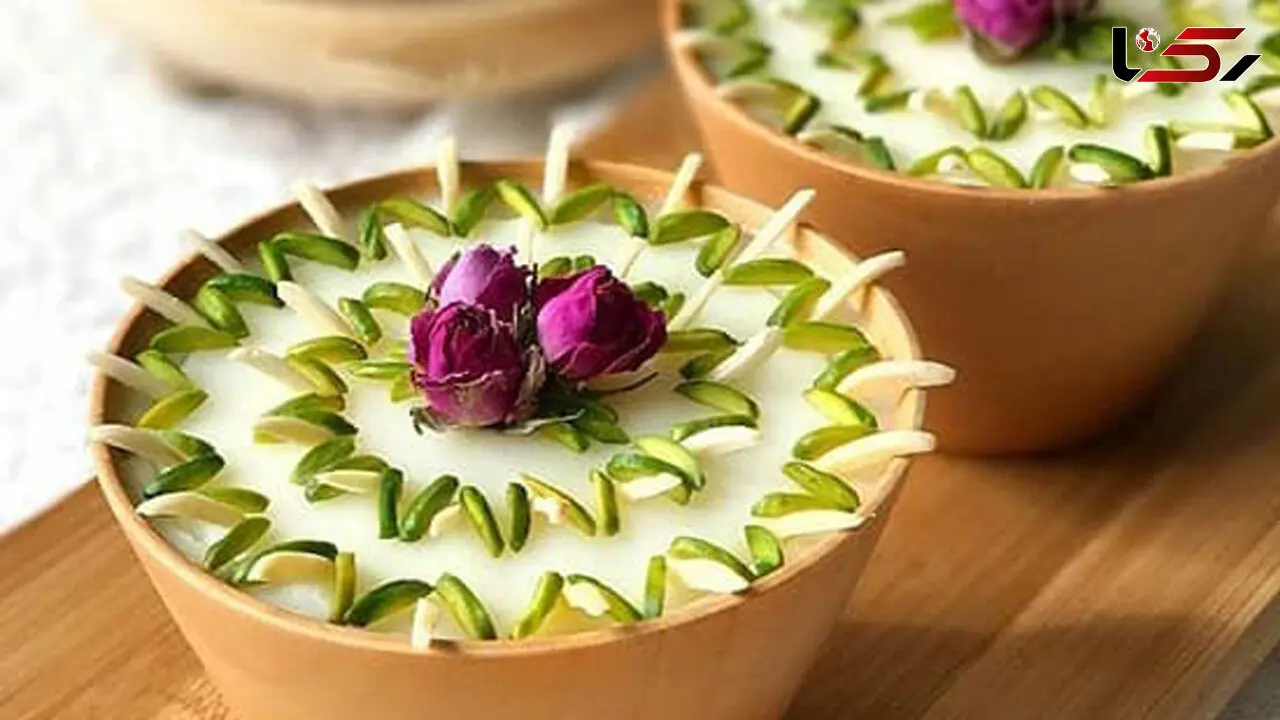 طرز تهیه فرنی خامه ای برای افطار 
