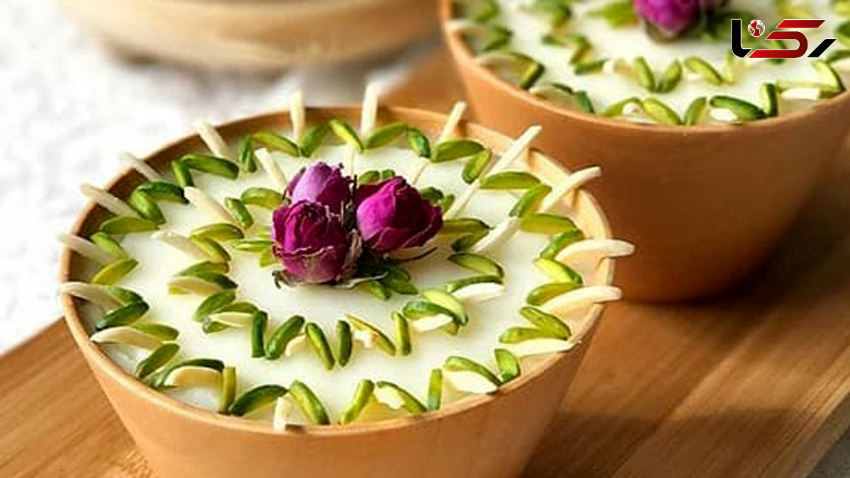 طرز تهیه فرنی خامه ای برای افطار 