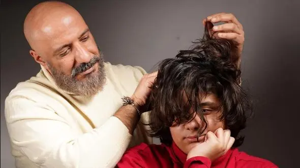 استایل امیر جعفری و پسرش در عروسی دختر نورالدین 