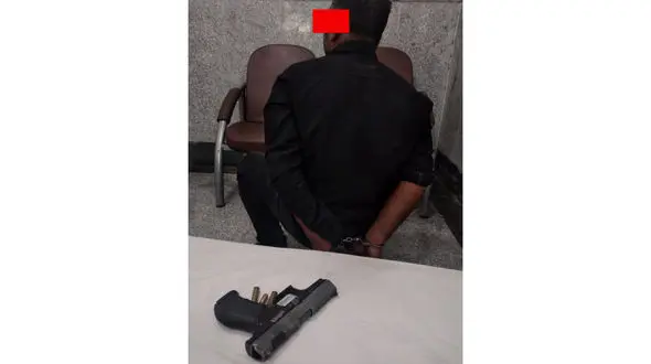 این تبهکار آبادانی همیشه مسلح بود ! / پلیس فاش کرد + عکس