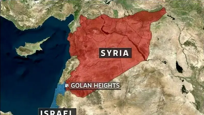 نقشه جدید سوریه بدون بلندی های جولان