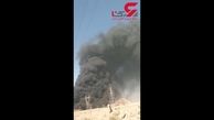 فوری / آتش سوزی مهیب در انبار قیر بندرعباس / 3 تن کشته شدند + فیلم 