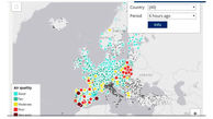 سنجش آلودگی هوا در شهرهای اروپایی با این نقشه