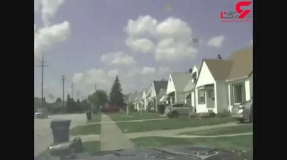 تصادف با خودروی پلیس هنگام سبقت بی جا در جاده‌ + فیلم