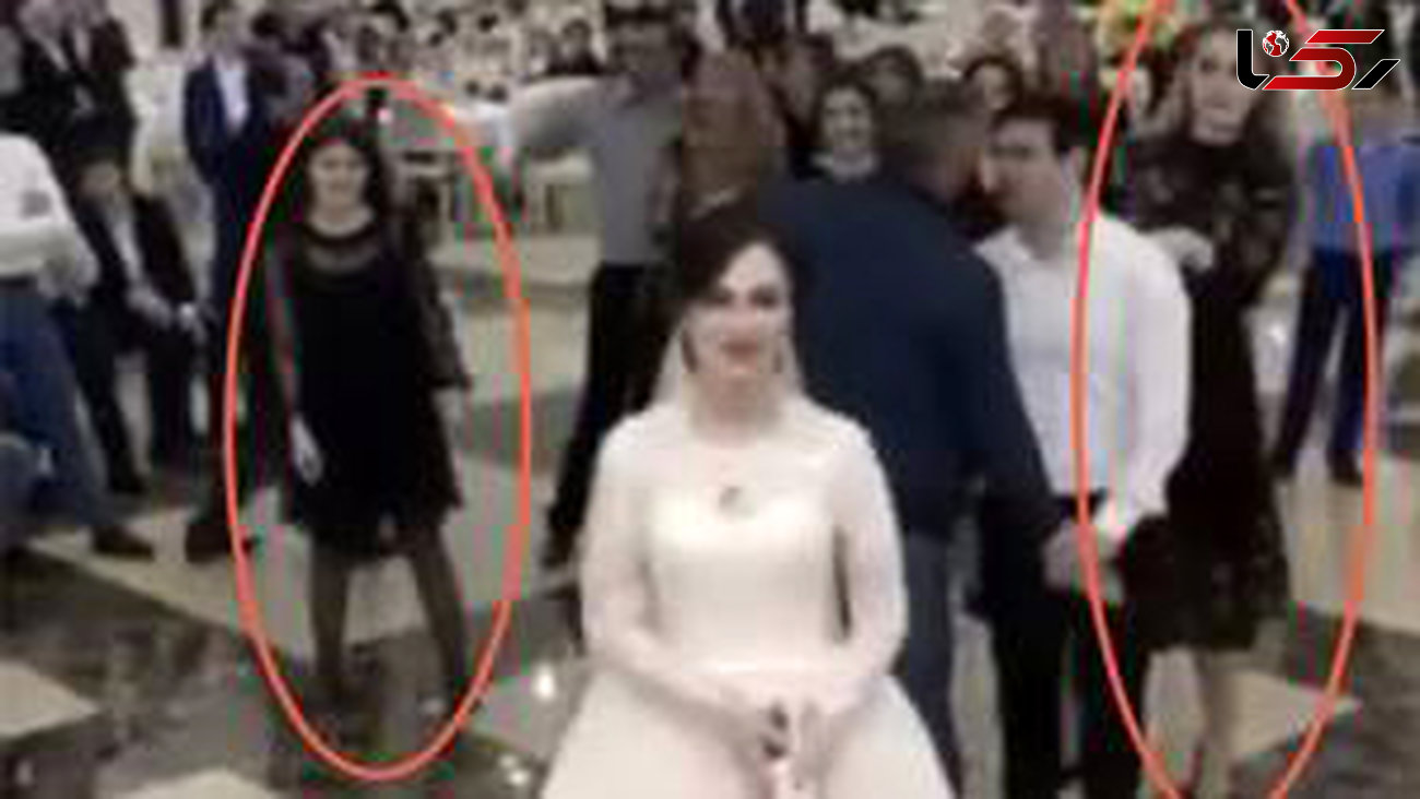 عکس / دعوای زشت دو دختر مجرد در مراسم عروسی دوست شان