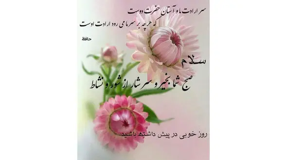 تفسیر فال حافظ 4 اردیبهشت + فیلم