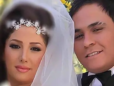 چیدمان خونه زندگی لوکس و دلباز رضا داوود نژاد و همسرش/ با رونمایی از عکس آتلیه ای بزرگی از خواهر همسرش، عسل بدیعی