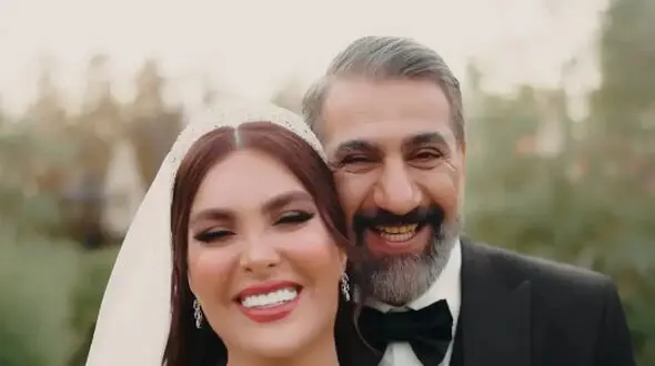 فیلم/نگاهی به جشن عروسی مجلل و باشکوه محمد نادری بازیگر سریال کلینیک رویا/ از کارت عروسی دیجیتال تا استایل خاص عروس و داماد