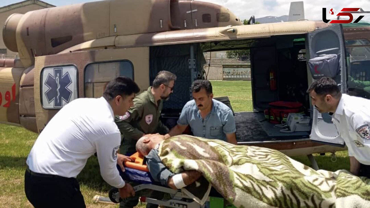 اورژانس هوایی آذربایجان‌غربی ۲ بیمار بدحال را نجات داد