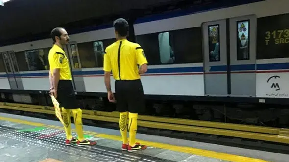 حرکت عجیب ماموران مترو در تهران + عکس 