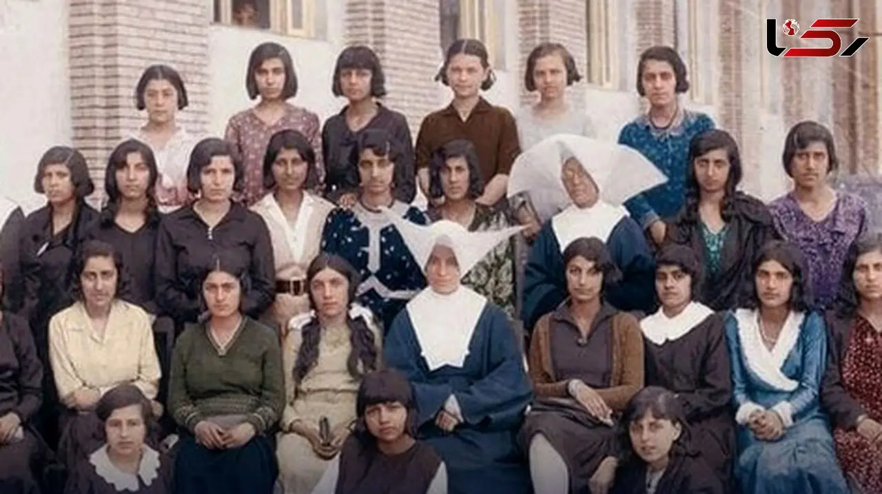 عکس سفر در زمان /  از مدرسه دخترانه فرانسوی در تهران تا نیمکت مدارس ۸۰ سال قبل 