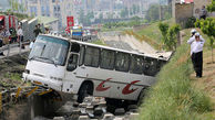 جزئیات حادثه واژگونی اتوبوس دانش آموزان تهران / اسامی برخی از مصدومان اعلام شد + تصاویر 