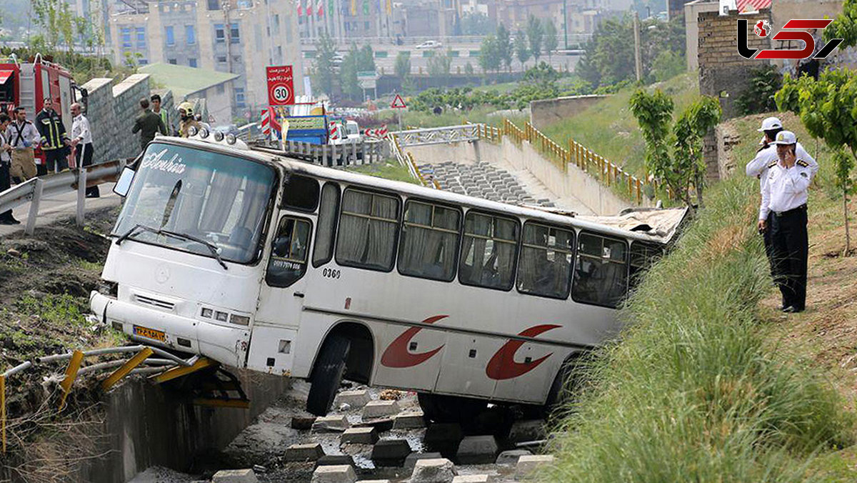 جزئیات حادثه واژگونی اتوبوس دانش آموزان تهران / اسامی برخی از مصدومان اعلام شد + تصاویر 