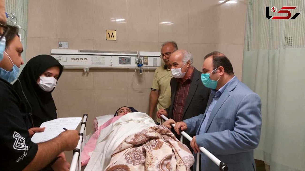 بستری بیماران حادثه قطار در یزد
