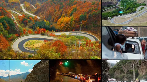 جاده چالوس باز شد /به سمت کرج یکطرفه است