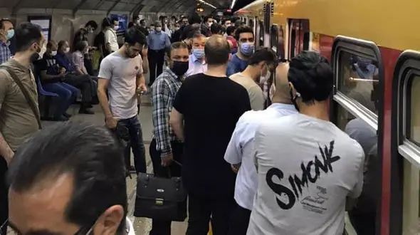 اخلال در خط 2 متروی تهران