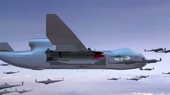 غول پرندۀ چین با توان پرتاب ۱۰۰ پهپاد انتحاری +فیلم