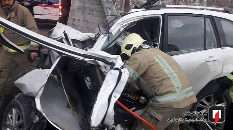 آتش‌نشانی , سازمان آتش‌نشانی تهران , حوادث , حوادث جاده‌ای , اورژانس , 