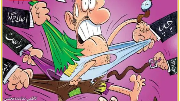 کاریکاتوری عجیب از یک ادعای رییس جمهور روحانی!