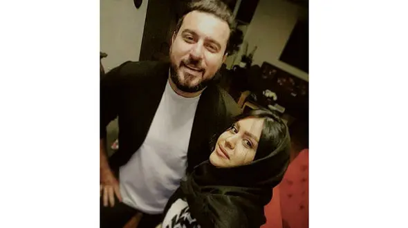 سلفی دو نفره بازیگر معروف ایرانی با همسرش به مناسبت تولد  +عکس 