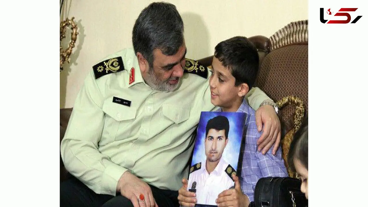 فرزند پلیس شهید:دلم می خواد مثل بابام، مرد باشم!