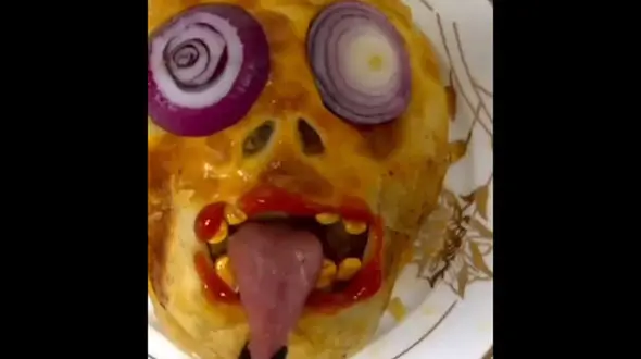 خلاقیت آشپزی که کسی جرات نکند غذا را بخورد! + فیلم